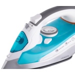 Праска Ardesto IR-C2228-TQ, White/Blue, 2200W, кераміка, паровий удар, постійний пар 35г/хв, резервур 280мл, вертикальне відпарювання, захист від кальцинації, антикрапля, плавне регулювання потужності пари, автоматичне відключення - Зображення 5