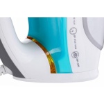 Праска Ardesto IR-C2228-TQ, White/Blue, 2200W, кераміка, паровий удар, постійний пар 35г/хв, резервур 280мл, вертикальне відпарювання, захист від кальцинації, антикрапля, плавне регулювання потужності пари, автоматичне відключення - Зображення 7