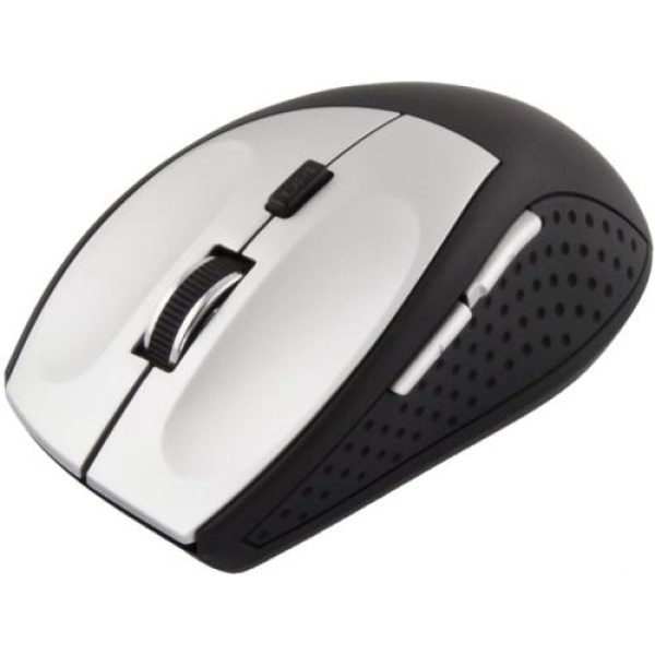Миша бездротова Esperanza "Andromeda", Black/Silver, Bluetooth, оптична, 2400 dpi, 6 кнопок, 2xAAA (EM123S)