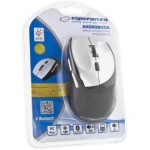 Миша бездротова Esperanza "Andromeda", Black/Silver, Bluetooth, оптична, 2400 dpi, 6 кнопок, 2xAAA (EM123S) - Зображення 5