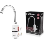 Водонагрівач проточний Holmer HHW-202L, White, 3000W, механічне керування, IPX4, LED дисплей, захист від включення без води, захист від перегріву - Зображення 5