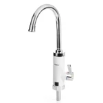 Водонагрівач проточний Holmer HHW-411PL, White, 3000W, механічне керування, IPX4, LED дисплей, захист від включення без води, захист від перегріву
