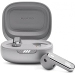 Навушники JBL Live Flex, Silver, Bluetooth, мікрофон, чохол з функцією зарядки, технологія "JBL Deep Bass Sound" (JBLLIVEFLEXSVR)