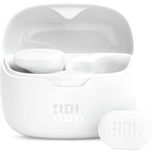 Навушники бездротові JBL Tune Buds, White, Bluetooth, мікрофон, акумулятор 70 mAh, чохол з функцією зарядки, технологія "JBL Pure Bass Sound" (JBLTBUDSWHT)