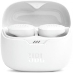 Навушники бездротові JBL Tune Buds, White, Bluetooth, мікрофон, акумулятор 70 mAh, чохол з функцією зарядки, технологія "JBL Pure Bass Sound" (JBLTBUDSWHT) - Зображення 2