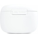 Навушники бездротові JBL Tune Buds, White, Bluetooth, мікрофон, акумулятор 70 mAh, чохол з функцією зарядки, технологія "JBL Pure Bass Sound" (JBLTBUDSWHT) - Зображення 4