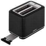 Тостер Ardesto T-K301E, Black, 800W, 2 тости, 2 відділення, 7 режимів підсмажування, дисплей з індикацією часу приготування, автоцентрування, кнопка скасування приготування, підігрів - Зображення 3