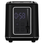 Тостер Ardesto T-K301E, Black, 800W, 2 тости, 2 відділення, 7 режимів підсмажування, дисплей з індикацією часу приготування, автоцентрування, кнопка скасування приготування, підігрів - Зображення 5