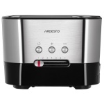 Тостер Ardesto T-K210, Steel/Black, 1000W, 2 тости, 2 відділення, 10 режимів підсмажування, автоцентрування, кнопка скасування приготування, підігрів, підсвічення кнопок управління, функція додаткового підйому - Зображення 5