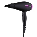 Фен Ardesto HD-Y221PRO, Black, 2100W, 2 швидкості, 3 режими, дифузор, концентратор, функція "Cool Shot", захист від перегріву, Soft Touch покриття