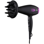 Фен Ardesto HD-Y221PRO, Black, 2100W, 2 швидкості, 3 режими, дифузор, концентратор, функція "Cool Shot", захист від перегріву, Soft Touch покриття - Зображення 3