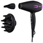 Фен Ardesto HD-Y221PRO, Black, 2100W, 2 швидкості, 3 режими, дифузор, концентратор, функція "Cool Shot", захист від перегріву, Soft Touch покриття - Зображення 4