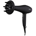 Фен Ardesto HD-Y222PRO, Black, 2200W, 2 швидкості, 3 режими, дифузор, концентратор, функція "Cool Shot", захист від перегріву, Soft Touch покриття - Зображення 3
