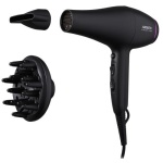 Фен Ardesto HD-Y222PRO, Black, 2200W, 2 швидкості, 3 режими, дифузор, концентратор, функція "Cool Shot", захист від перегріву, Soft Touch покриття - Зображення 4