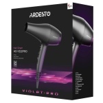 Фен Ardesto HD-Y222PRO, Black, 2200W, 2 швидкості, 3 режими, дифузор, концентратор, функція "Cool Shot", захист від перегріву, Soft Touch покриття - Зображення 9