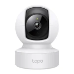 IP камера TP-Link Tapo C212, White, 3 Мп(2304x1296/15 fps),1/2.9" CMOS,H.264,f/2.4,f=4 мм,WiFi (2.4 GHz),кут огляду до 360°/ 114° по горизонталі/вертикалі, день/ніч,ІЧ-підсвічування 850 нм до 9 м, двосторонній аудіозв'язок,microSD,iOS 10+/Android 5.0