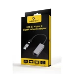 Мережевий адаптер USB 3.1 / Type-C - Ethernet, 10/1000 Мбіт/с, Grey, Cablexpert (A-USB3AC-LAN-01) - Зображення 3