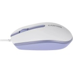 Миша Canyon M-10, White Lavender, USB, оптична, 1000 dpi, 3 кнопки, 1.5 м (CNE-CMS10WL) - Зображення 3