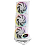 Система рідинного охолодження ID-Cooling Space LCD SL360 WHITE, 3х120мм ARGB fans, 4pin PWM, Intel LGA2066/2011/1700/1200/1151/1150/1155/1156  AMD AM5/AM4, до 350Вт TDP, LCD-дисплей 2,1" - Зображення 2