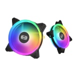 Вентилятор 120 мм, PcCooler F3 T120 ARGB, Black, 3 шт, 120х120х25 мм, 500 - 1800 об/хв, до 21.6 дБ, 4-pin (PWM) / 3-pin (ARGB), гідродинамічний підшипник - Зображення 4