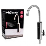 Водонагрівач проточний Holmer HHW-412SL, Inox, 3000W, механічне керування, IPX4, захист від включення без води, захист від перегріву, матеріал корпуса термо-пластик-нержавіюча сталь, автозапобіжник 16А - Зображення 6