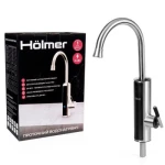 Водонагрівач проточний Holmer HHW-412SL, Inox, 3000W, механічне керування, IPX4, захист від включення без води, захист від перегріву, матеріал корпуса термо-пластик-нержавіюча сталь, автозапобіжник 16А - Зображення 6