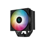 Кулер для процесора Deepcool AG500 ARGB, Black, алюміній та мідні теплові трубки, 1x120 мм ARGB, для Intel 1700/1200/115x, AMD AM5/AM4, висота 155 мм (R-AG500-BKANMN-G-1) - Зображення 2
