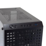 Корпус GTL Gaming "Shield", Black, без БЖ, Mid Tower, ATX / Micro ATX / Mini ITX, 1xUSB 3.0 / 2xUSB 2.0, макс. CPU - 160 мм / VGA - 280 мм, бічна панель із загартованого скла (GTL2625B1) - Зображення 8