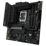 Материнська плата LGA1700, Asus TUF GAMING B760M-PLUS II, B760, 4xDDR5, Int.Video(CPU), 4xSATA3, 3xM.2, 1xPCI-E 5.0 x16, 1xPCI-E 4.0 x4, 1xPCI-E 3.0 x1, Realtek 7.1, Realtek 2.5Gb, 6xUSB 3.2 / 7xUSB 2.0, HDMI/DP, MicroATX - Зображення 3