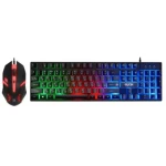 Комплект Defender Glion C-123 UA, Black, USB, ігровий, клавіатура + миша