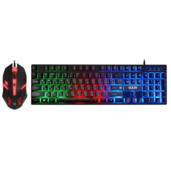 Комплект Defender Glion C-123 UA, Black, USB, ігровий, клавіатура + миша