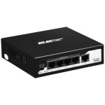 Комутатор 2E PowerLink SP401F, Black, некерований, 4xFE PoE 10/100M, 1xFE Uplink 10/100M, 55 Вт, автовизначення полярності (2E-SP401F-2) - Зображення 2
