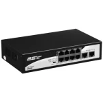 Комутатор 2E PowerLink SP802F, Black, некерований, 8xFE PoE 10/100M, 2xFE Uplink 10/100M, 150 Вт, автовизначення полярності (2E-SP802F-2) - Зображення 2