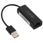 Мережевий адаптер USB 2.0 - Ethernet, 10/100 Мбіт/сек, 2E LD318, Black, чіпсет RTL8152 (2E-LD318)