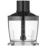 Блендер Ardesto HBG-1000BCHP, Black, 1000W, занурювальний, 5 швидкостей, турборежим, 3 насадки, подрібнювач 500мл, мірний стакан 600мл, насадка для пюре, підсвітка кнопок управління - Зображення 9