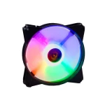 Вентилятор 120 мм, GTL Multicolor F1, Black, 120x120x25 мм, LED підсвічування, 1100 об/хв, 32.6 дБ, Molex (GTL-120LMCF1)