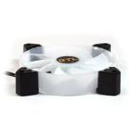 Вентилятор 120 мм, GTL Multicolor B3, White/Black, 120x120x25 мм, ARGB підсвічування, 800-1600 об/хв, 23-32.6 дБ, 4-pin (PWM, 50 см) / 3-pin (RGB, 50 см) (GTL-120LMCB3P ARGB) - Зображення 4