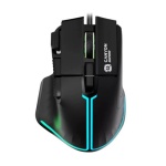 Миша Canyon GM-636 "Fortnax", Black, USB, оптична (сенсор Sunplus 6662), до 20 000 dpi, RGB-підсвічування, 9 програмованих кнопок, 1.65 м (CND-SGM636B)