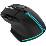 Миша Canyon GM-636 "Fortnax", Black, USB, оптична (сенсор Sunplus 6662), до 20 000 dpi, RGB-підсвічування, 9 програмованих кнопок, 1.65 м (CND-SGM636B) - Зображення 2