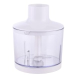 Блендер Edler EDHB-1630, White/Green, 250W, занурювальний, 2 швидкості, мірний стакан 600мл, подрібнювач 500мл, вінчик для збивання, нога пластикова - Зображення 3