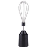 Блендер Edler EDHB-2009, Black, 800W, занурювальний, 2 швидкості, мірний стакан 600мл, подрібнювач 500мл, вінчик для збивання, нога та леза з нержавіючої сталі - Зображення 4