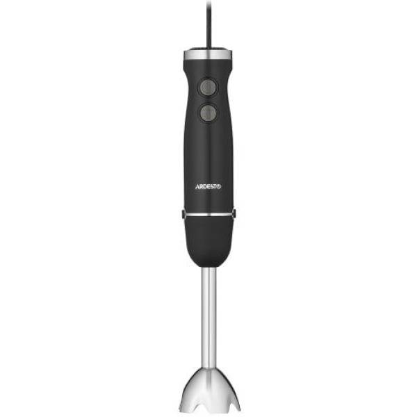 Блендер Ardesto HBG-600B, Black, 600W, занурювальний, 5 швидкостей, турборежим, 1 насадка