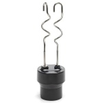 Блендер Eisen EBSS-155WS, Black, 1500W, занурювальний, 15 швидкостей з ступінчатим регулюванням, ТУРБО, мірна склянка 800мл, великий подрібнювач 1500мл, 2 диски для шинкування та терка, насадка-міксер, гаки для тіста, вінчик - Зображення 2