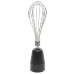 Блендер Eisen EBSS-155WS, Black, 1500W, занурювальний, 15 швидкостей з ступінчатим регулюванням, ТУРБО, мірна склянка 800мл, великий подрібнювач 1500мл, 2 диски для шинкування та терка, насадка-міксер, гаки для тіста, вінчик - Зображення 4