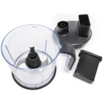 Блендер Eisen EBSS-155WS, Black, 1500W, занурювальний, 15 швидкостей з ступінчатим регулюванням, ТУРБО, мірна склянка 800мл, великий подрібнювач 1500мл, 2 диски для шинкування та терка, насадка-міксер, гаки для тіста, вінчик - Зображення 7