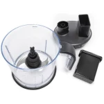 Блендер Eisen EBSS-155WS, Black, 1500W, занурювальний, 15 швидкостей з ступінчатим регулюванням, ТУРБО, мірна склянка 800мл, великий подрібнювач 1500мл, 2 диски для шинкування та терка, насадка-міксер, гаки для тіста, вінчик - Зображення 7