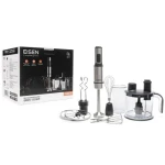 Блендер Eisen EBSS-155WS, Black, 1500W, занурювальний, 15 швидкостей з ступінчатим регулюванням, ТУРБО, мірна склянка 800мл, великий подрібнювач 1500мл, 2 диски для шинкування та терка, насадка-міксер, гаки для тіста, вінчик - Зображення 8