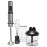 Блендер Eisen EBS-1500, Black, 1500W, занурювальний, 15 швидкостей з ступінчатим регулюванням, ТУРБО, мірна склянка 800мл, міні-подрібнювач 600мл, вінчик