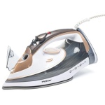 Праска Holmer HIC-2638, White, 2600W, кераміка, паровий удар 130 г/хв, постійна подача пари 40 г/хв, вертикальне відпарювання, очищення від накипу - Зображення 3