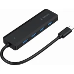 Хаб USB Gembird UHB-CM-U3P4P-01, Black, Type-C 3.1 - 4xUSB 3.1, кабель 15 см - Зображення 2